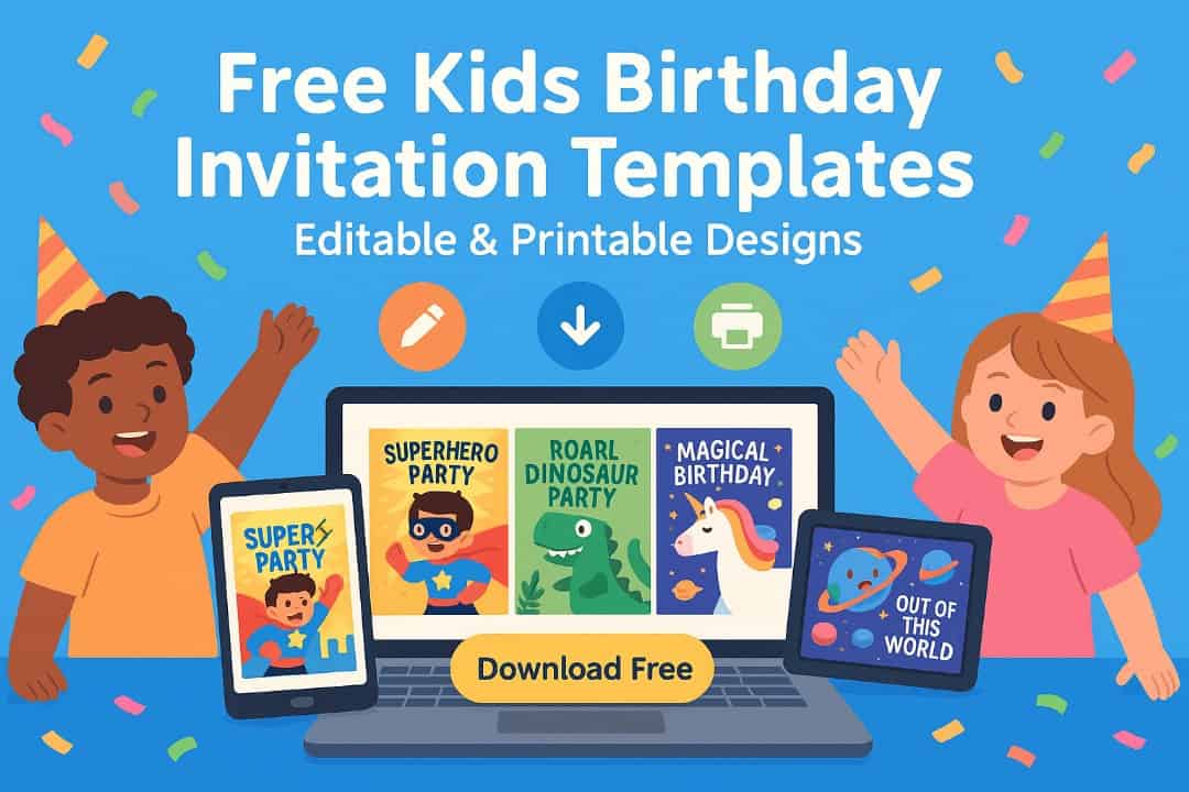Create Kids' Party Invites They'll Love!