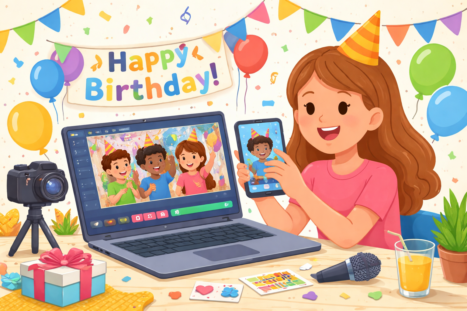 birthday video maker