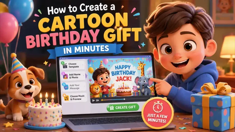 How to Create a Cartoon Birthday Gift in Minutes