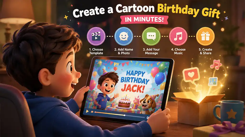 How to Create a Cartoon Birthday Gift in Minutes