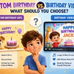 Custom Birthday GIFs vs. Birthday Videos: What Should You Choose?