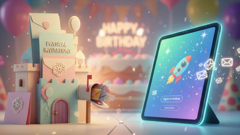 Digital vs. Physical Birthday Invitations: Which Reigns Supreme for Your Kid's Big Day? 💌