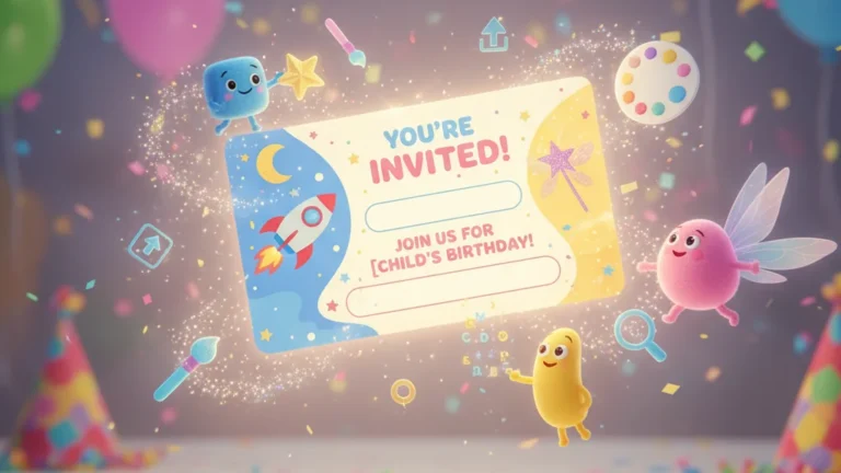 How to Make a Kids' Birthday Invitation Card Online for Free (And Make it Extra Special!) 💌